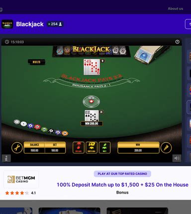 Play Free Blackjack Online Now (175+ titles) .
